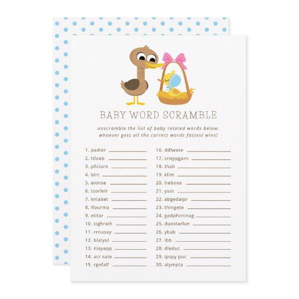 5 Little Ducks Baby Trivia | Word Scramble