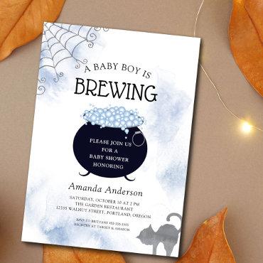 A Baby Boy Is Brewing Halloween