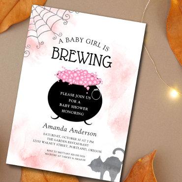 A Baby Girl is Brewing Halloween