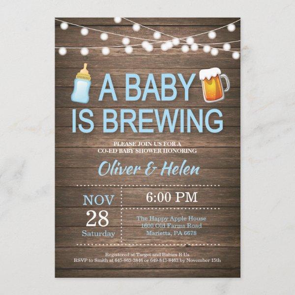 A baby is brewing