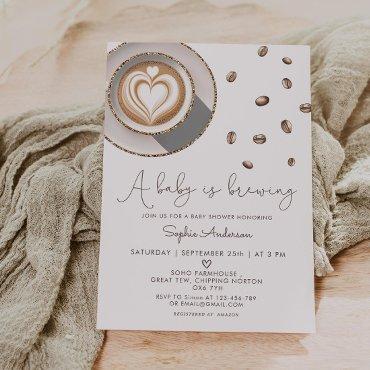 A Baby Is Brewing Coffee Baby Shower