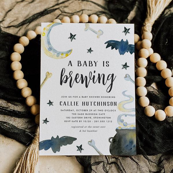 A Baby Is Brewing | Cute Halloween