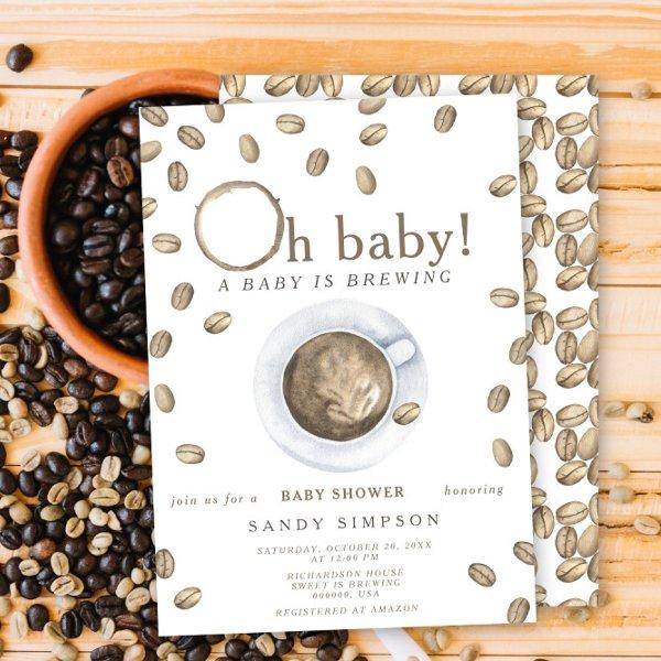 A Baby Is Brewing Oh Baby Coffee Beans