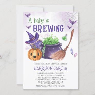 A Baby Is Brewing Witch Halloween