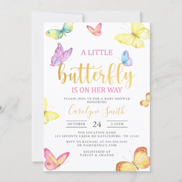 A Little Butterfly Is On Her Way Gold