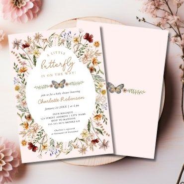 A Little Butterfly on the Way Floral