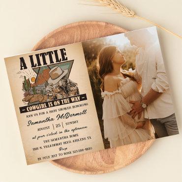 A Little Cowgirl Western Girl Baby Shower Photo