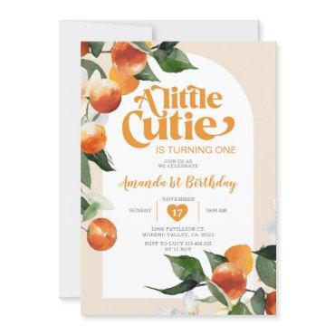 A little cutie is turning One Orange Birthday