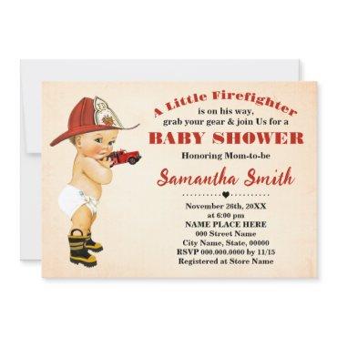 A Little Firefighter is on His Way