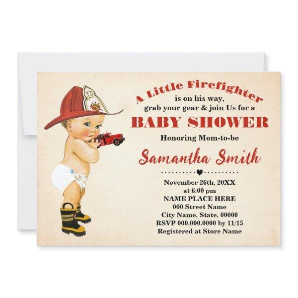 A Little Firefighter is on His Way