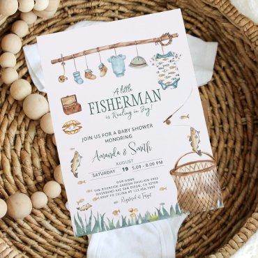 A Little Fisherman is Reeling In Joy Baby Shower