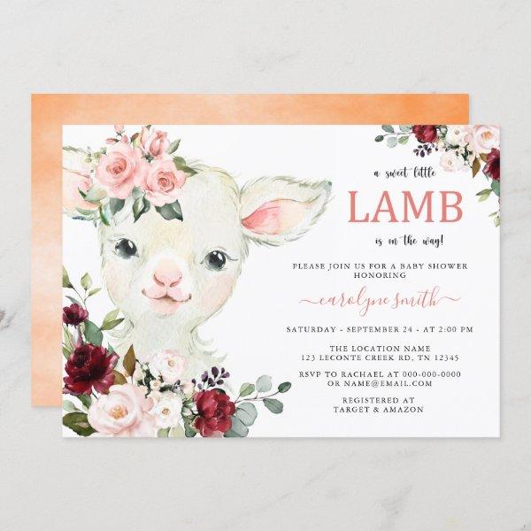 A Little Lamb Greenery Floral
