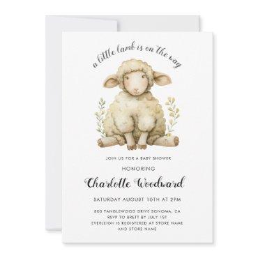A Little Lamb Is On The Way