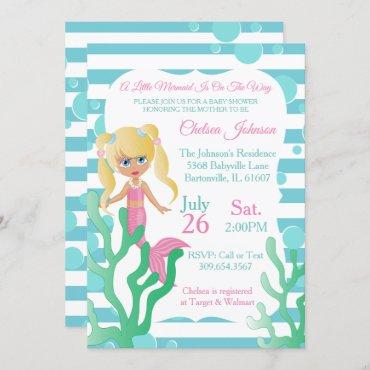 A little Mermaid Baby Shower  🤰 Invitation