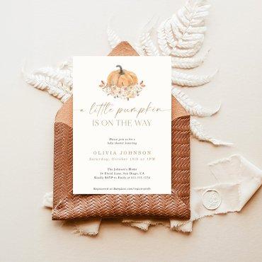 A Little Pumpkin Fall Baby Shower | Fall Girl Baby