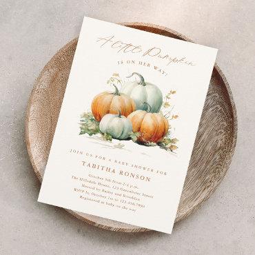 A Little Pumpkin Fall Baby Shower Magnetic