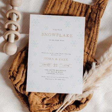 A little Snowflake Gender Neutral Baby Shower