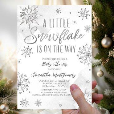 A little snowflake is on the way