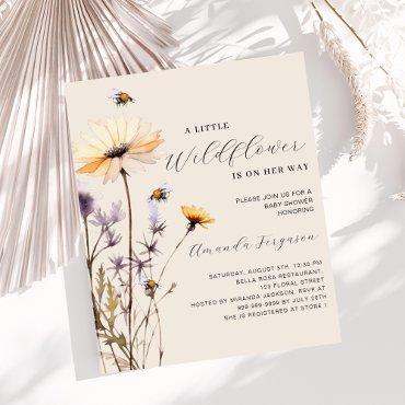 A little wildflower budget