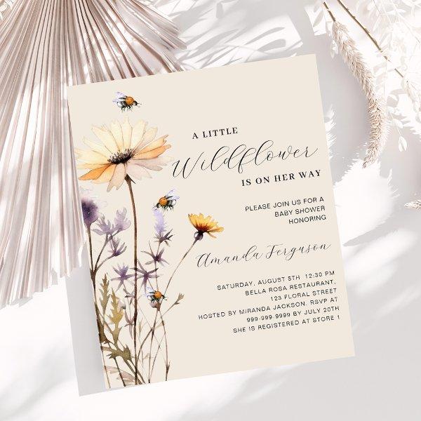 A little wildflower budget