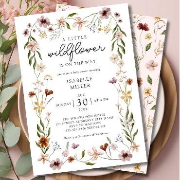 A Little Wildflower Floral Girl