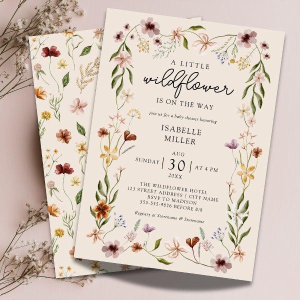 A Little Wildflower Floral Neutral