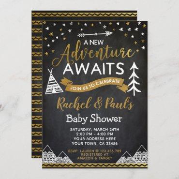 A New Adventure Awaits Baby Shower Invitation