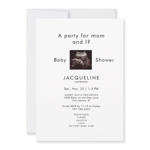 A Party for Mom and I? Ultrasound