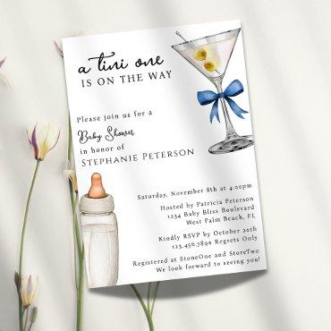 A Tini One Is On The Way Blue Martini
