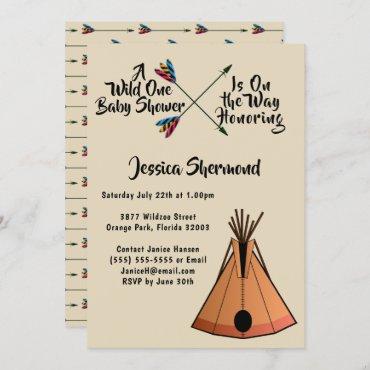 A Wild One Tribal Arrows & Teepee Tent