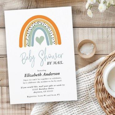 Abstract Rainbow Boy Baby Shower By Mail