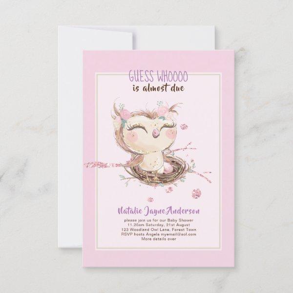 Adorable OWL Baby Shower Girls or Boys