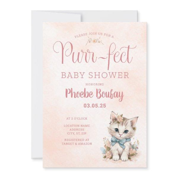 Adorable "Purr-fect" Kitten