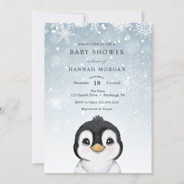 Adorable Winter Penguin
