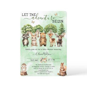 Adventure Begin Woodland GenderNeutral