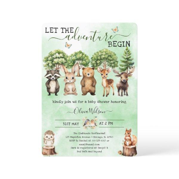 Adventure Begin Woodland GenderNeutral