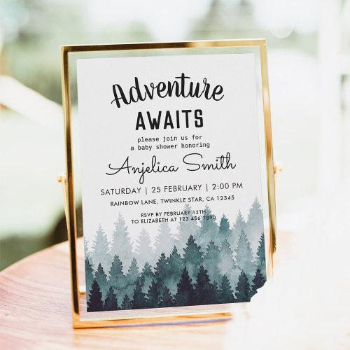 Adventure  Rustic Forest Baby Shower