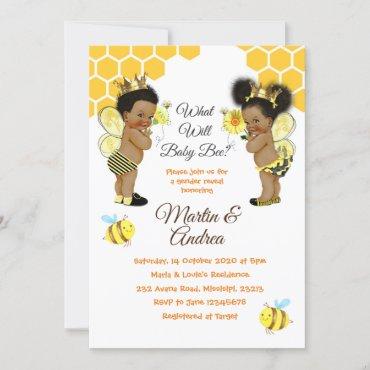 African American Bee Gender Reveal Bee Party