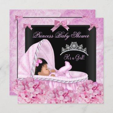 African American Little Princess Baby Shower Girl