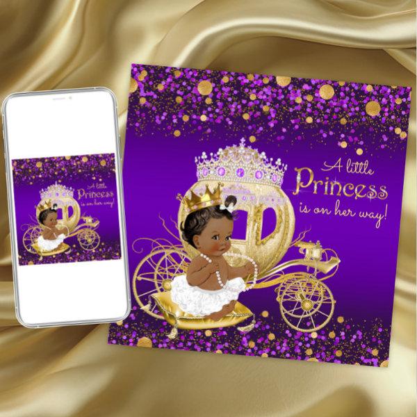African American Princess Purple Gold