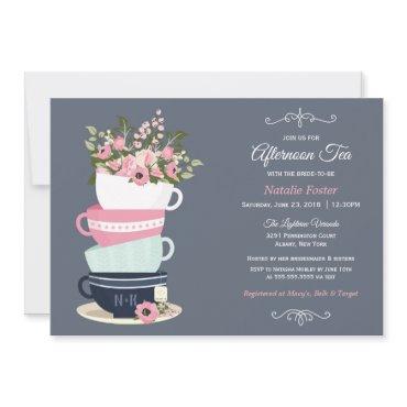 Afternoon Tea Bridal Shower  | Blue Pink