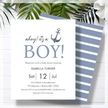 Ahoy! It's a Boy Baby Shower Budget