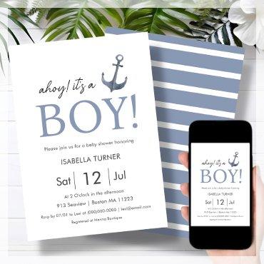 Ahoy! It's a Boy