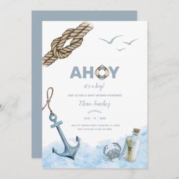 Ahoy! It's A Boy – Nautical