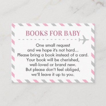 Airplane Travel Books for Baby Book Request Card