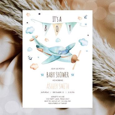 Airplane Vintage Adventure It's a Boy