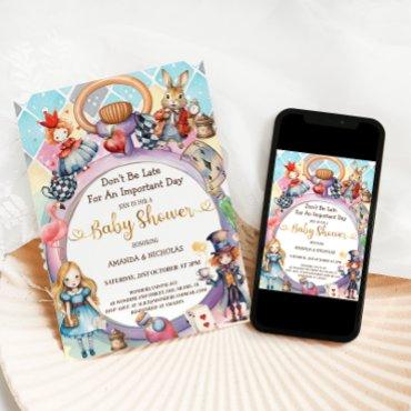Alice in Wonderland Baby Shower