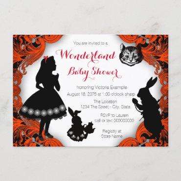 Alice in Wonderland Red Black