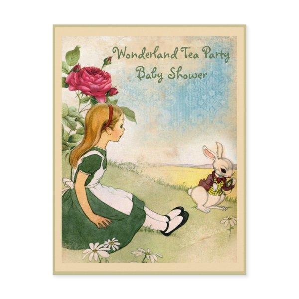 Alice & White Rabbit Wonderland