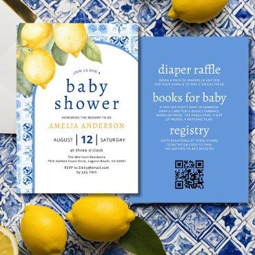 All in One Italian Blue Tiles Lemon